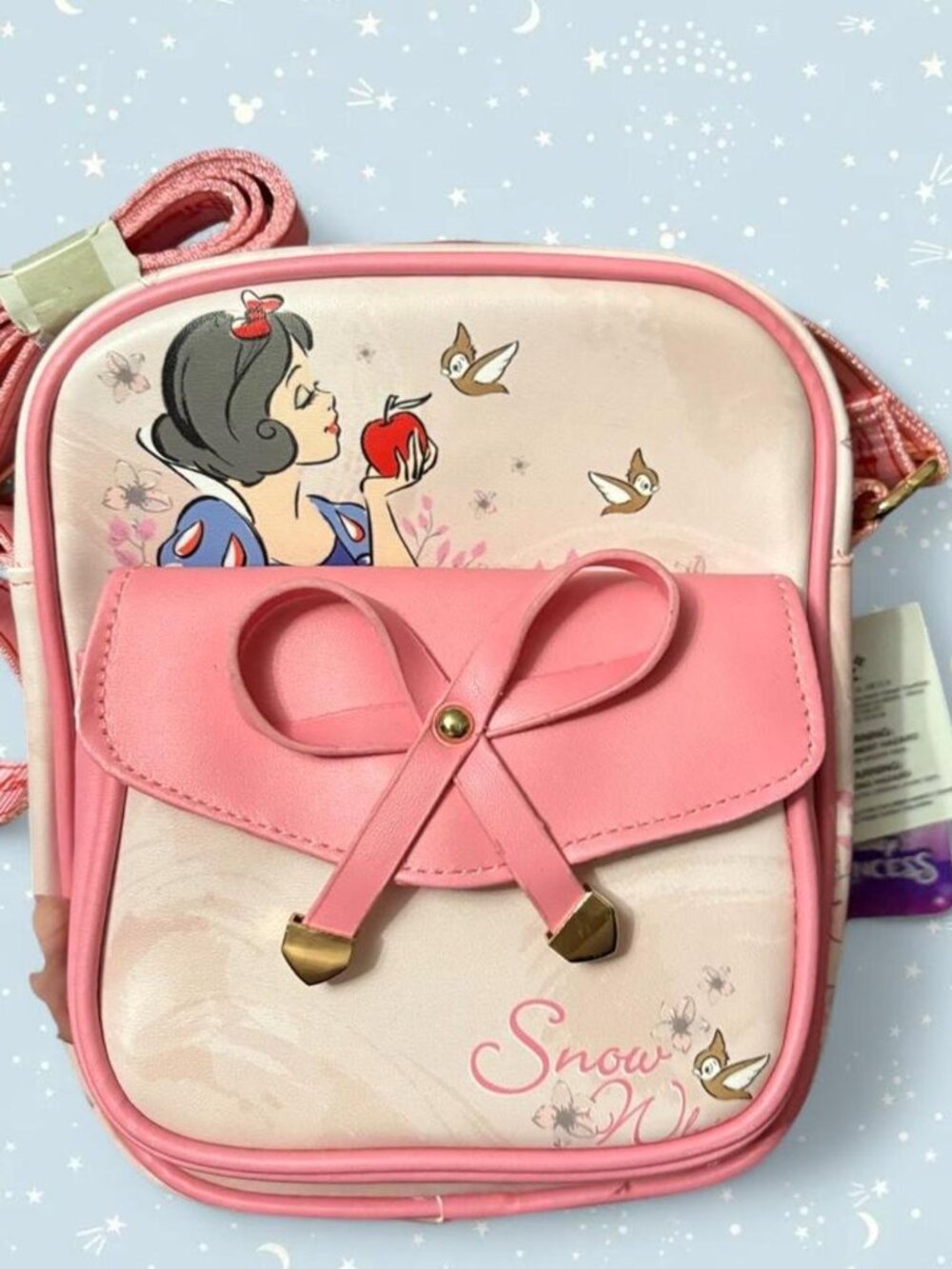 NWT Wanda Pop Disney Princess Snow White pink crossbody bag, see last photo for